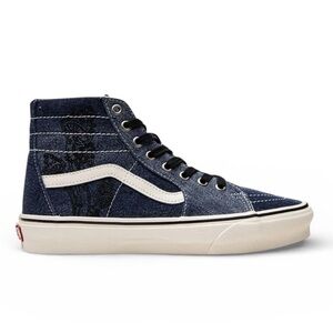 NWOB Vans SK8 High-Tapered Denim Embroidery Sneakers
